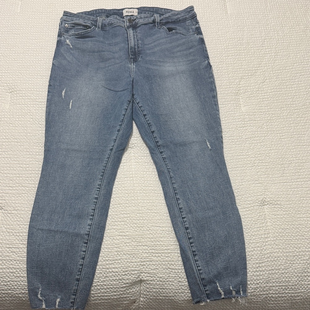 Cosmic Blue Love (Pistola) Jeans